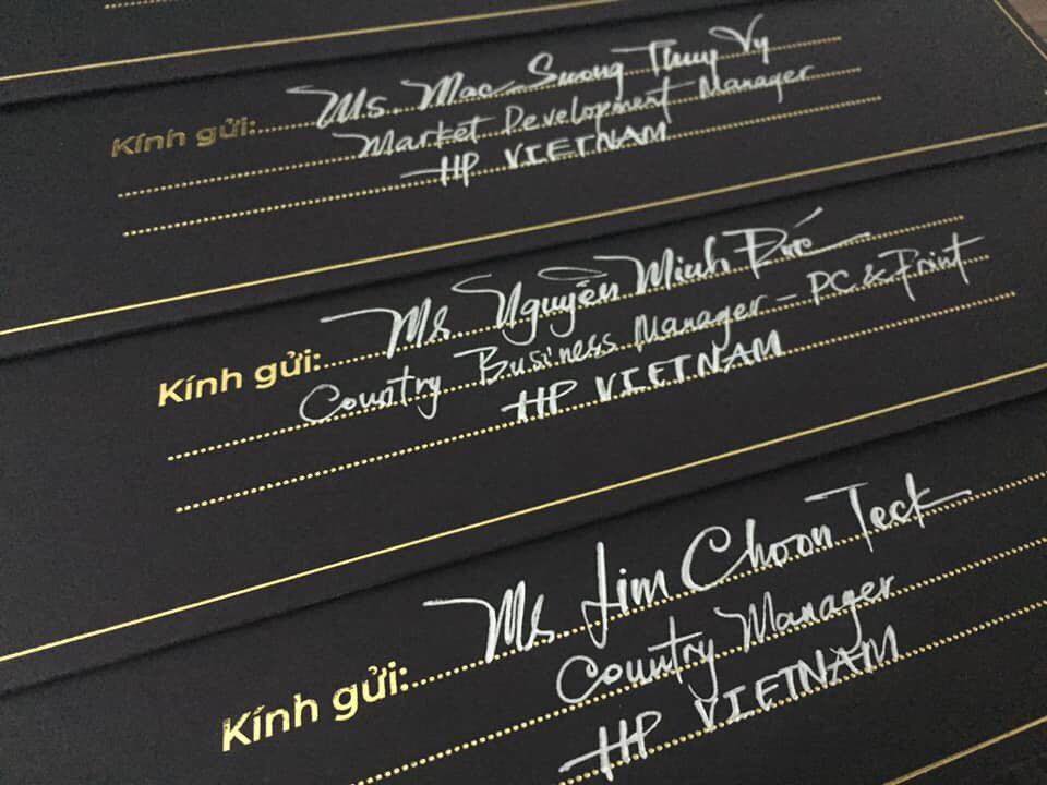 Dịch vụ viết chữ thuê, viết thư tay thuê, viết thiệp cưới, thiệp mời, viết chữ thư pháp thuê